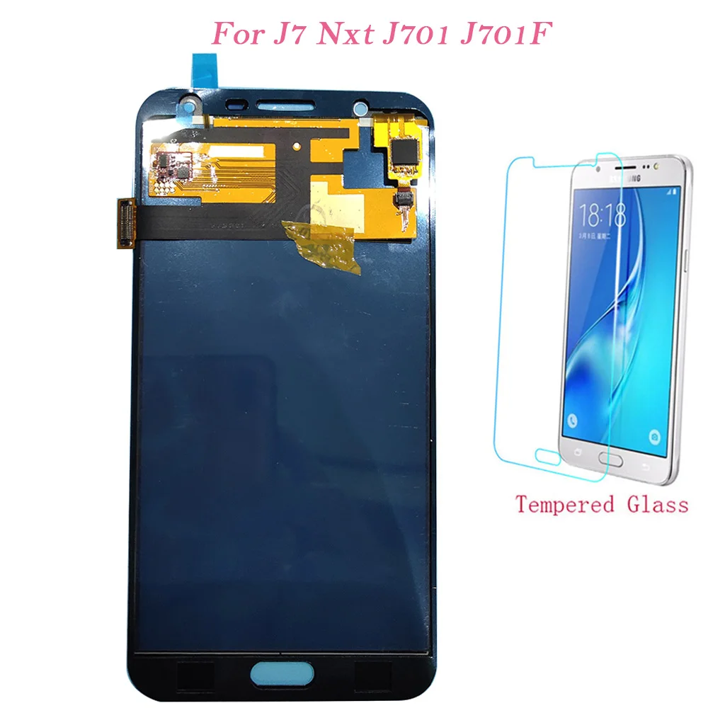 Тестовый ЖК экран для Samsung Galaxy J7 Nxt J701F дигитайзер сенсорного экрана дисплей J701 Neo в
