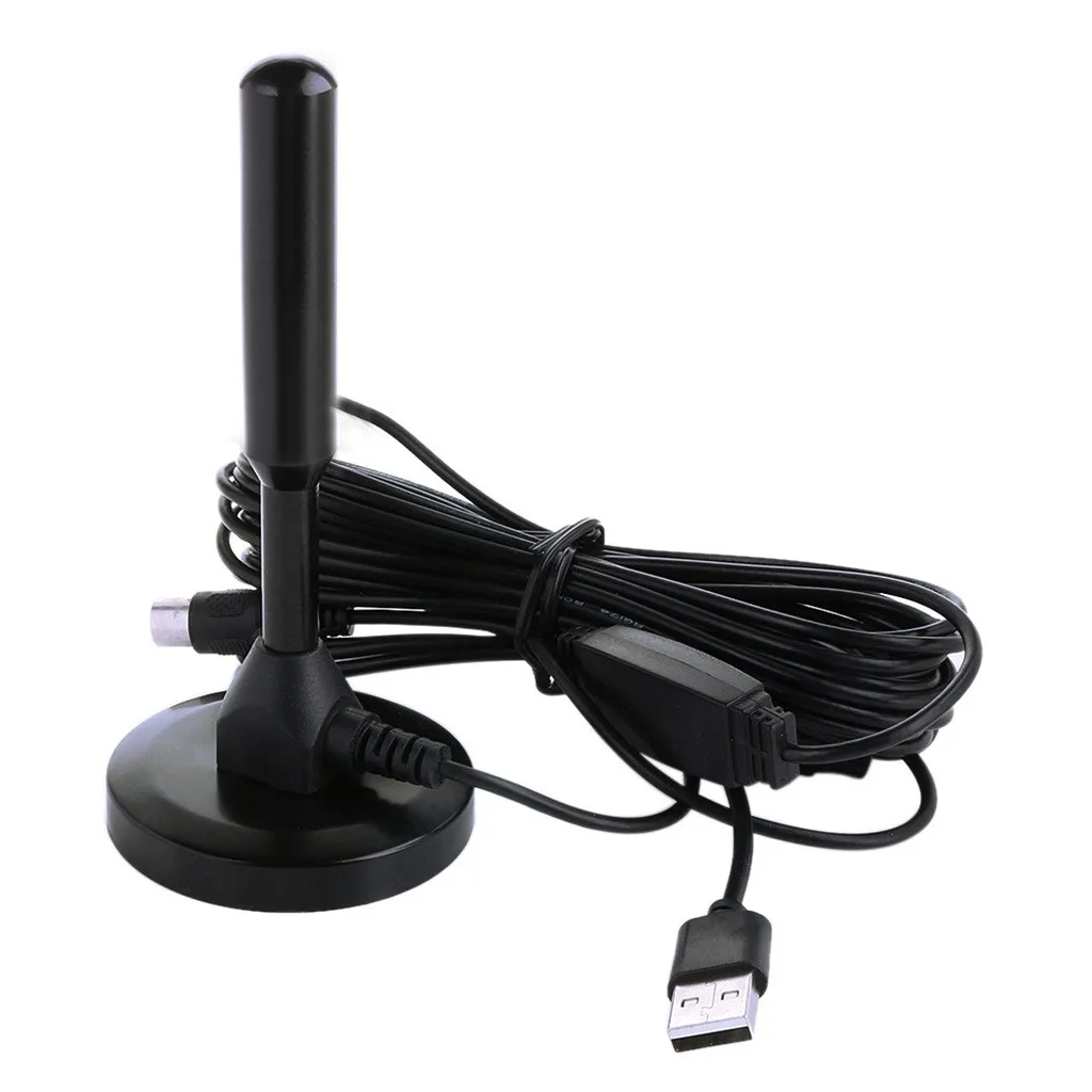 Антенна ТВ цифровая HD 200 Mile диапазонная антенна цифровая HD Skywire 4 K Antena Skywire Крытый 1080 P 4 K 16ft коаксиальный кабель черный
