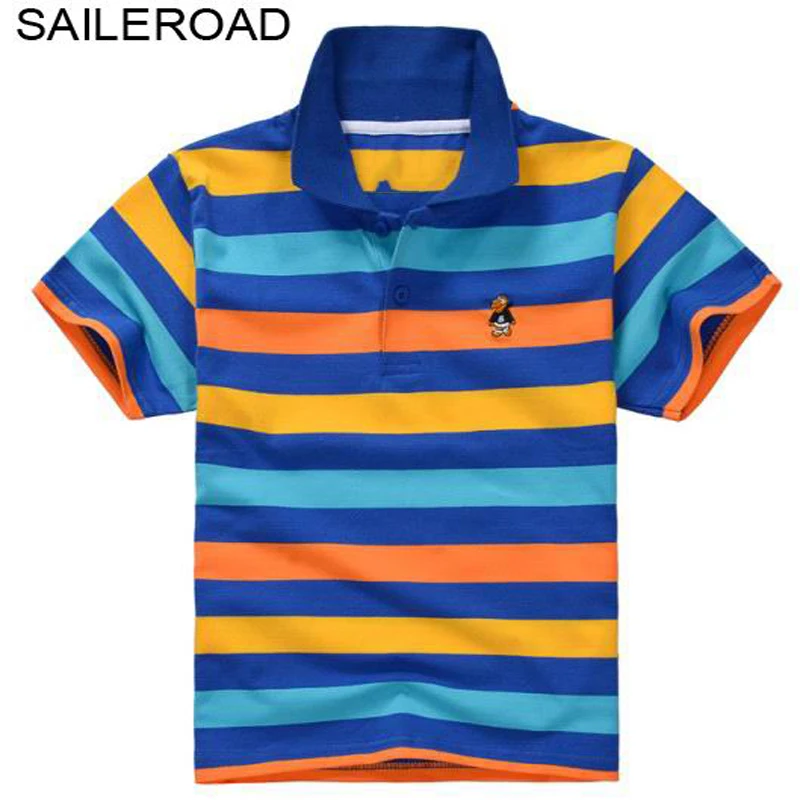 Хлопковая блузка с отложным воротником на Возраст 3 15 лет|shirt polo kids|polo boys shirtshirt |
