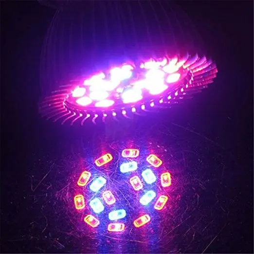 50 шт. 18SMD 28SMD светодиодсветодиодный лампа полного спектра для выращивания E14 GU10 E27