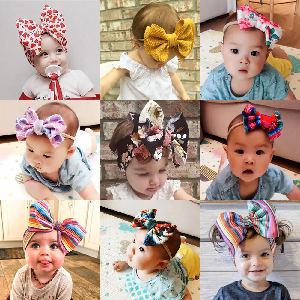 Girls Boys Baby Toddler Headband Hair Band Headwear Head Wrap Photography Props 2019 | Мать и ребенок