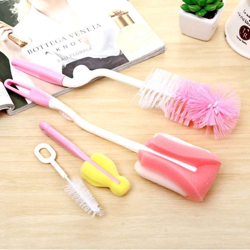 5 шт./компл. детская бутылочная губчатая щетка Соска пустышка соска чашка для