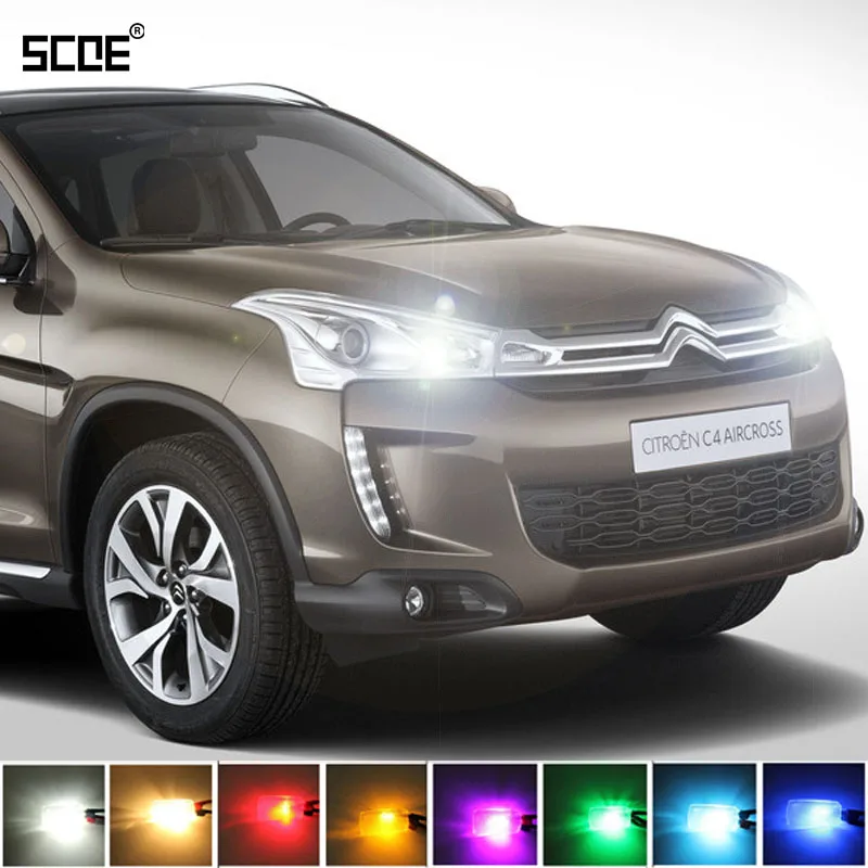 

Для Citroen C4 (LA) для C4 (LA) с ксеноновым SCOE 2X 12SMD светодиодный ная лампа передняя парковочная лампа передний боковой маркер источник света автоста...