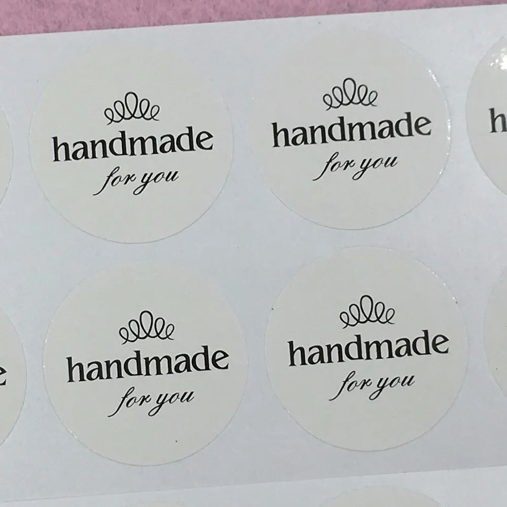 100 шт. 3 5 см наклейка Ручная работа для вас выпечки Подарочная этикетка наклейки