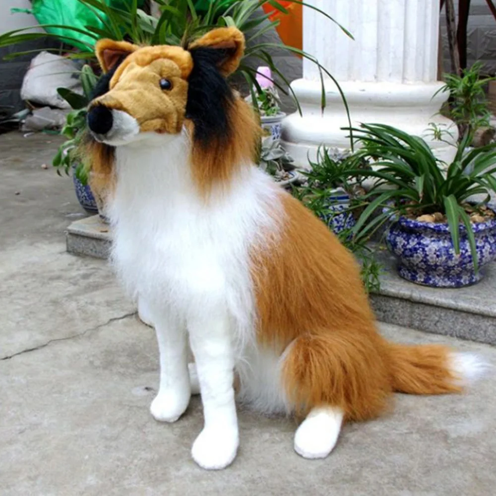 Fancytrader 60 см огромная милая плюшевая игрушка пастушья 24 дюйма|toy plush|doll plush toybig dogs kids
