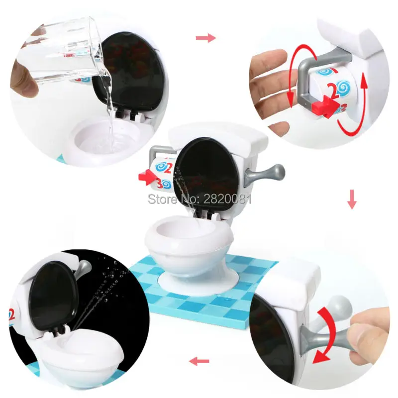 Партия семья веселые игры Туалет игрушка беда розыгрыш Пластиковые электронный