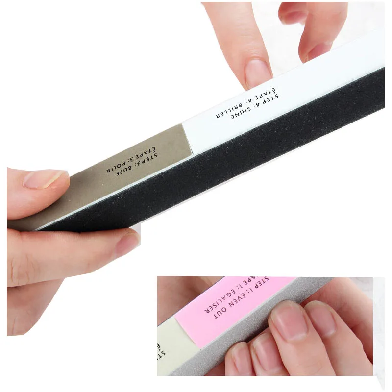 Addfavor 2Pcs Nail File Block Pedicure Manicure Buffing Sanding Polish Art Buffer Files Professional Beauty Tools |