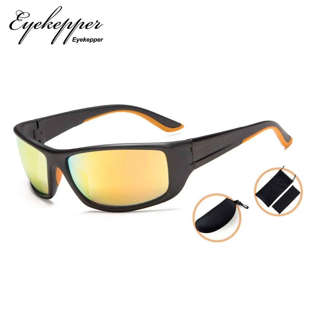 SGS038 Eyekepper Sports Bifocal Sunglasses Rectangular Frame Reading | Glasses