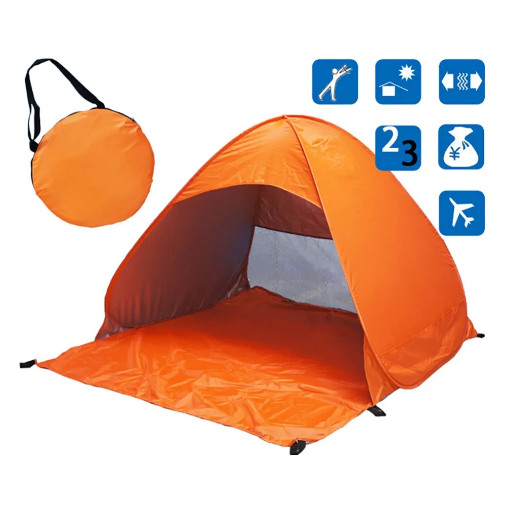 2018 наружная походная Пляжная Палатка УФ защита полностью автоматический