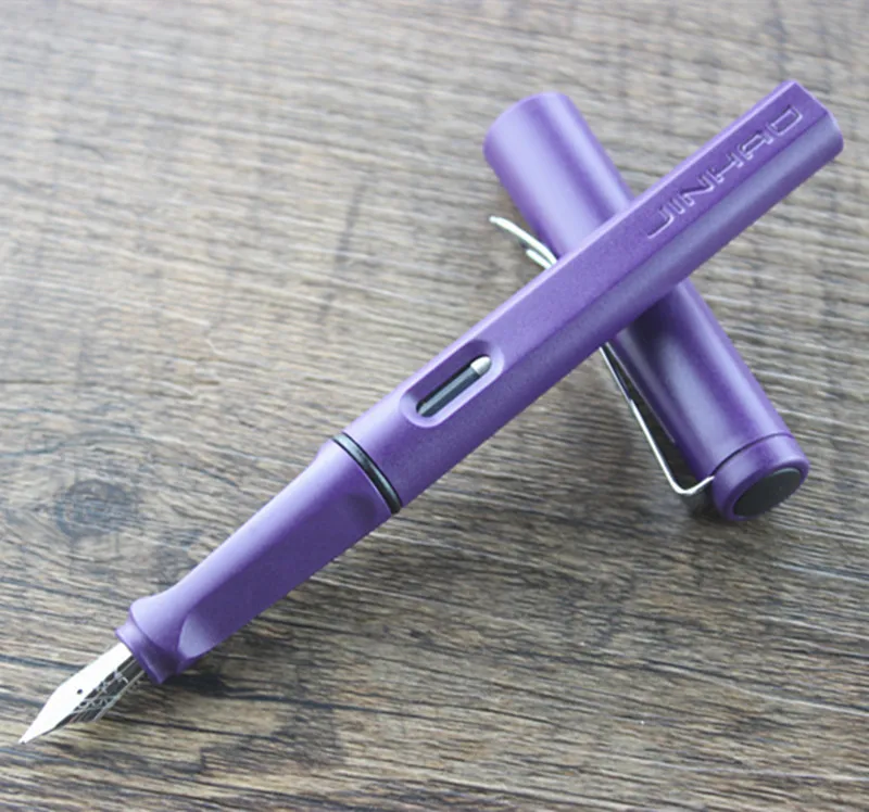Jinhao 599 прозрачная белая цветная перьевая ручка со средним наконечником для
