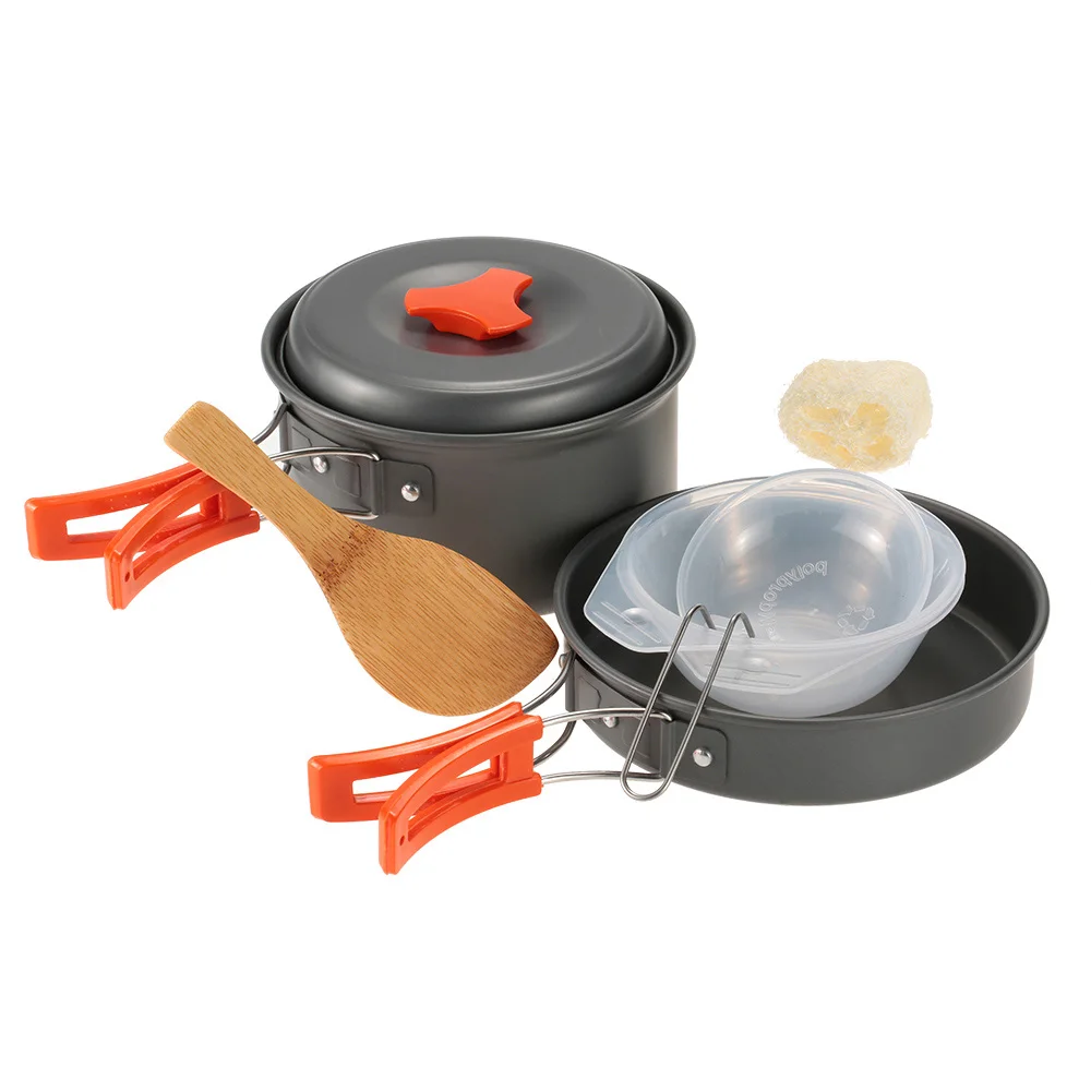 TOMSHOO походная посуда для пикника набор инструментов приготовления пищи Кастрюля