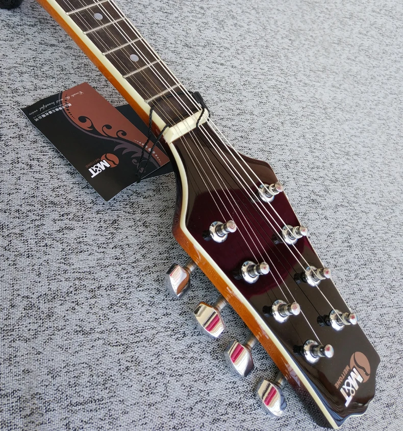 Мандолина s-бренда Sunburst 8-струнный музыкальный инструмент из липы мандолина
