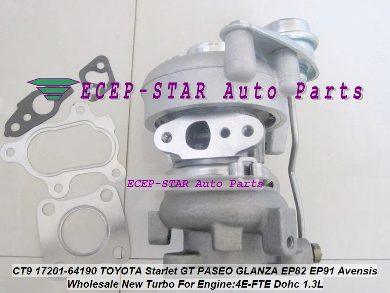 CT9 17201 64190 55030 1720164190 турбо для TOYOTA Starlet GT Tercel EP82 EP91 97 Avensis CT 220 07 4 Ette 4E FTE 1.3L|turbocharger