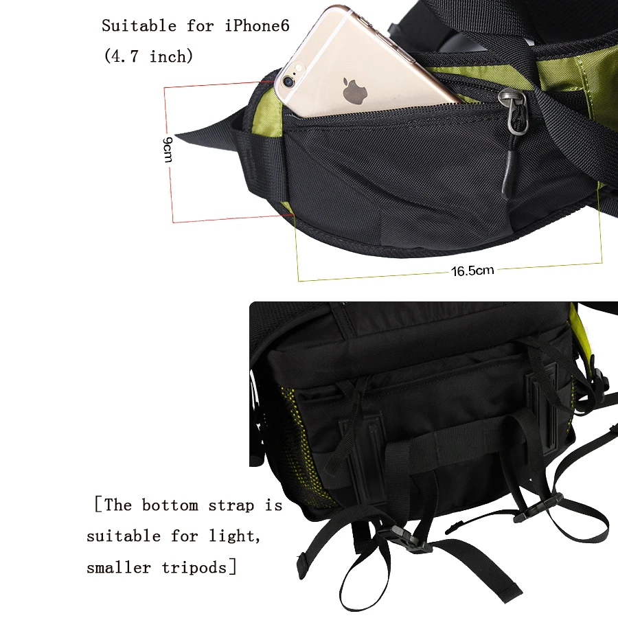 Профессиональный вместительный противокражный штатив для DSLR-камеры рюкзак