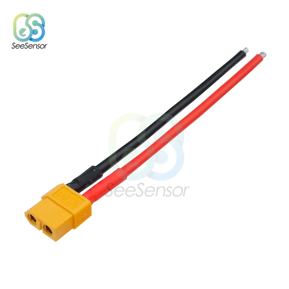 XT60 XT-60 батарея Мужской Женский Разъем с кремнием 14 AWG провода для RC Lipo батарея