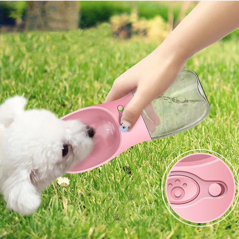 350/550 мл бутылка для воды для домашних животных, для путешествий, портативная бутылка для питья собак, контейнер для воды для щенков, диспенсер для воды для домашних животных, питатель