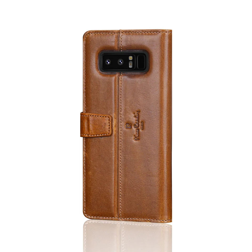 Чехол-книжка Pierre Cardin из натуральной кожи с магнитной застежкой для samsung Galaxy Note 8, роскошный чехол-кошелек, чехол-держатель для карт, телефона, Funda