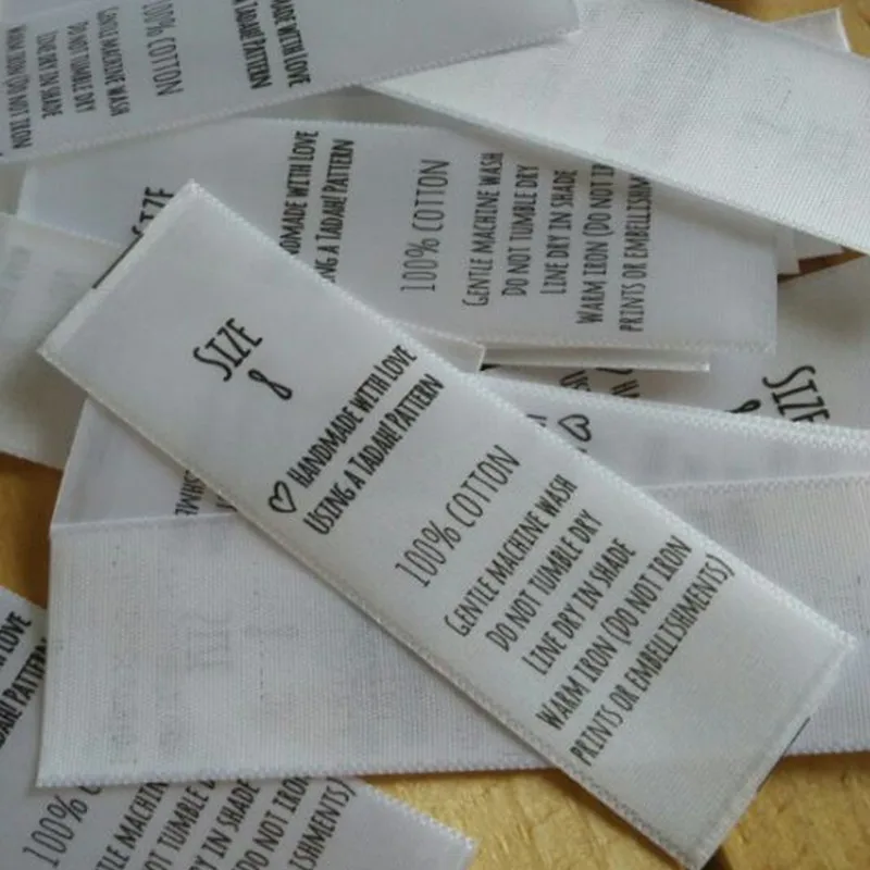 Рубашка атласная с инструкцией по стирке 2 5 см * 8 | Дом и сад