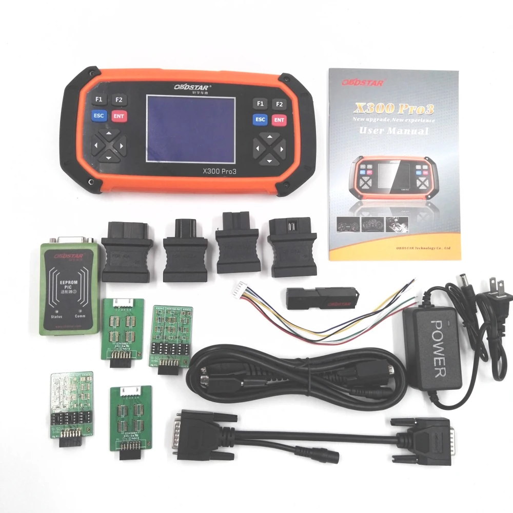 Программатор ключей OBDSTAR X300 PRO3 с иммобилизатором + регулировка одометра EEPROM/PIC