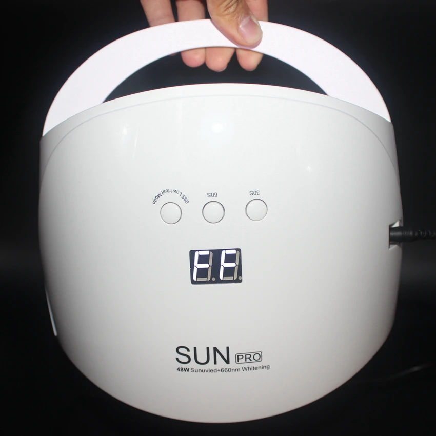 Модернизированный 48 Вт Двойной УФ светильник лампа для сушки гель лака