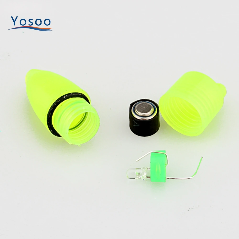 10 шт./лот светодиодная подсветка рыболовная сигнализация поклевки для удочки