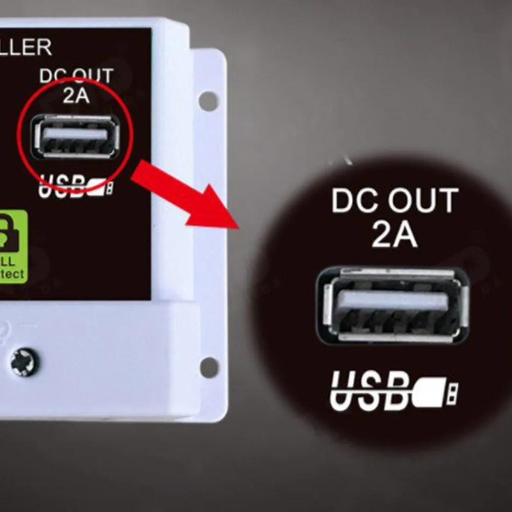 10A 12 V/24 V Солнечный контроллер заряда переключатель ЖК-дисплей Дисплей Панели