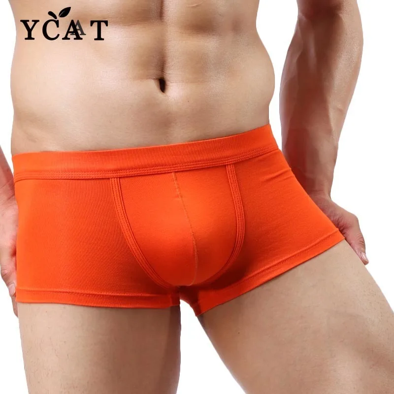 YCAT Для мужчин нижнее белье модал Твердые Цветочные боксер мягкая и удобная обувь
