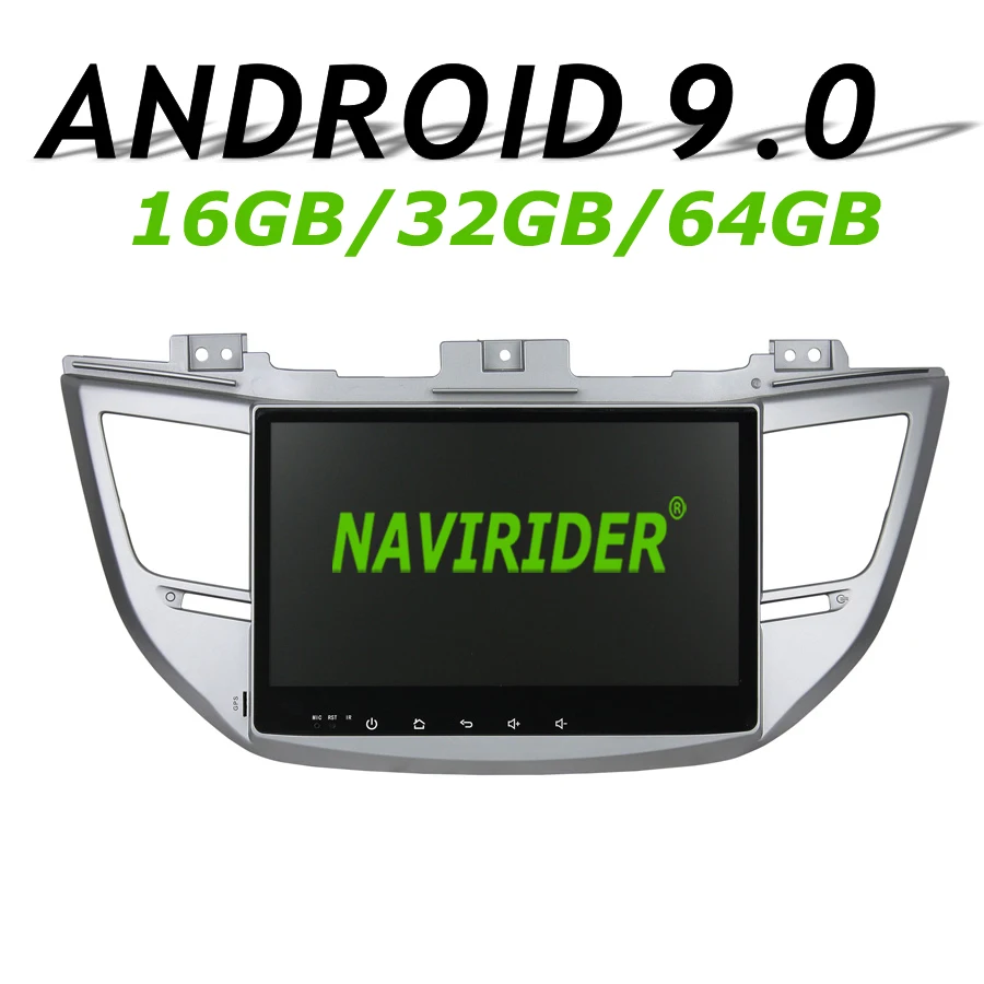Navirider gps навигация для hyundai Tucson III Полный сенсорный экран 10," Автомобиль android 9,0 8 ядерный 64 Гб rom радио bluetooth плеер