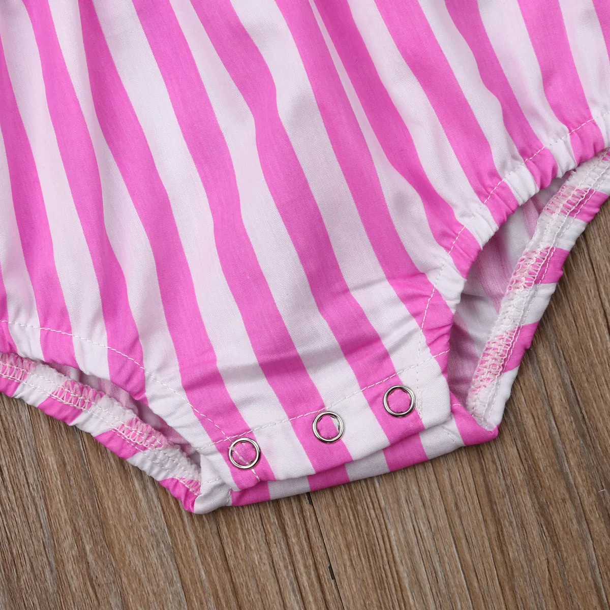 Милый боди в полоску без рукавов для новорожденных девочек костюм с бантиком