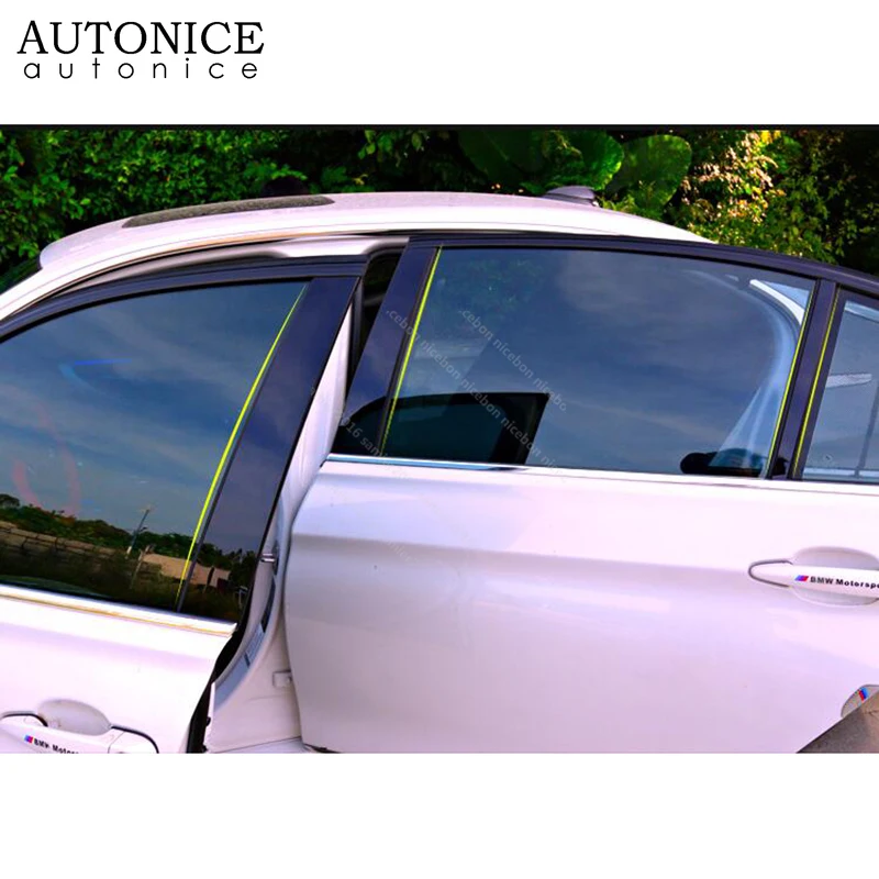 6 шт. блестящие окошки с зеркальным эффектом для Toyota Corolla 2014-2018 | Автомобильные