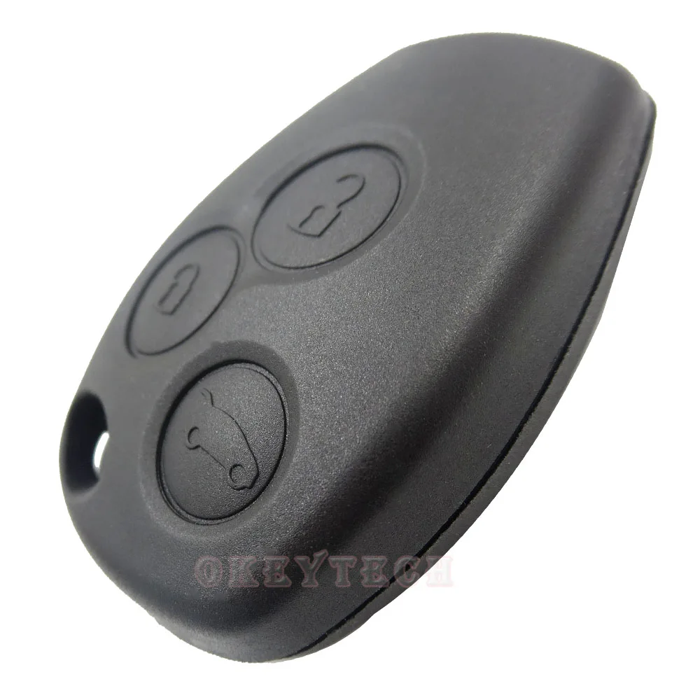 OkeyTech 10 шт./лот новейший 3 кнопки дистанционного ключа FOB оболочка для Renault Clio Modus