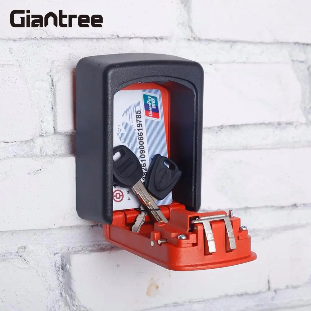 Giantree 4 цифры чехол для хранения паролей Сейф ключ замок Коробка Премиум прочный