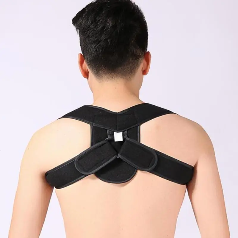 Позвоночника Поддержка пояс назад Корректор осанки регулируемый ремень для