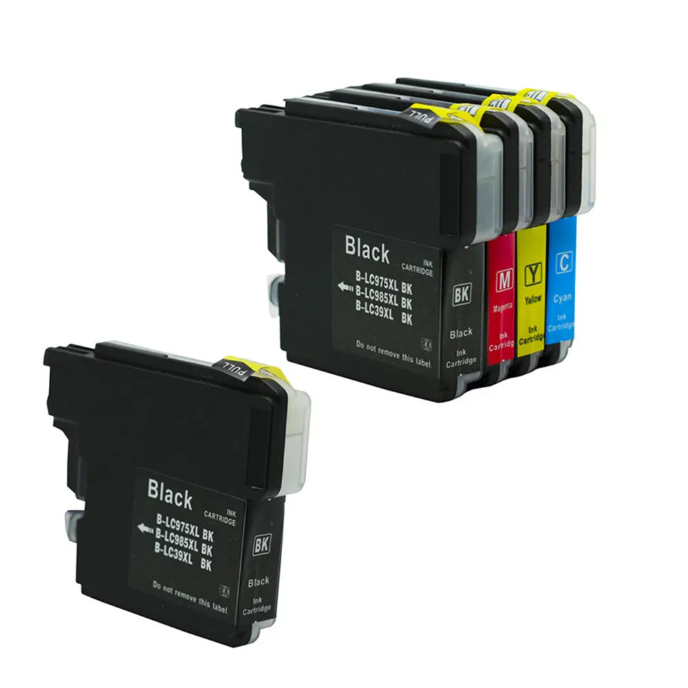 2BK 1CYM Чернильные картриджи LC985 985 LC975 975 LC39 совместимы для Brother DCP-J125 DCP-J315W DCP-J515W MFC-J410 MFC-J415W MFC-J220 - Цвет: 2BK 1CYM