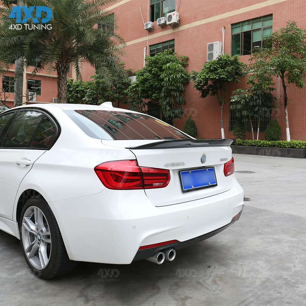 F30 карбоновый спойлер литья PSM стиль для BMW 328i 335i F80 M3 заднего багажника крыла 2012 2013