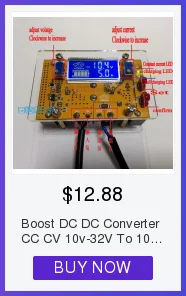 Boost DC преобразователь CC CV 10 v-32 V постоянного тока до 10-60V 10A 150W 12V 24V 23V 36V 48V светодиодный драйвер батарея зарядное устройство на солнечной батарее