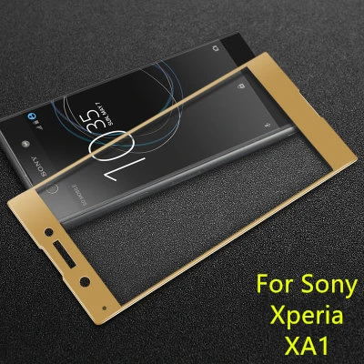 Закаленное стекло для Sony Xperia XA1 1 шт. Защита экрана полное покрытие G3112 3D пленка с