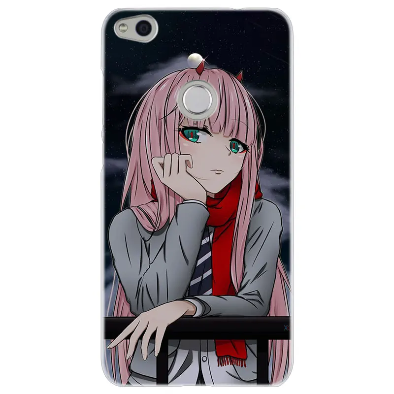 MLLSE Anime Darling in the FranXX Hard Case Cover for Huawei NOVA 3 3i 4 Honor V20 8X 8A 7A Pro 7X 7C 7S 8 9 10 Lite Play Cover - Color: 010