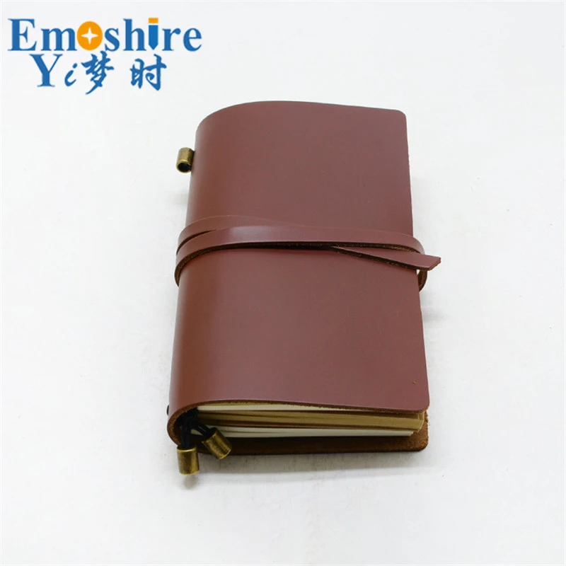 Классический блокнот в деловом стиле из воловьей кожи с обложкой многоразовый