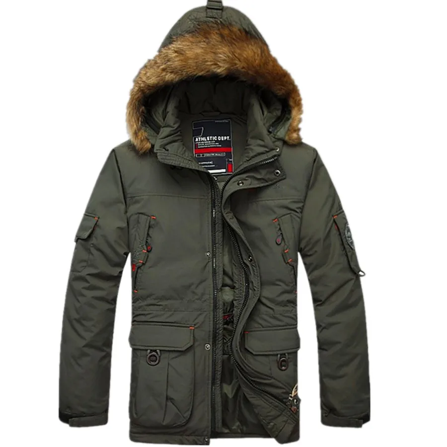 Размеры M-XXL Новый Для мужчин длинный толстый съемный вкладыш зимние теплые
