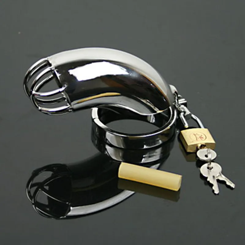 Нержавеющая сталь кольца мужские пенис клетке кольцо Связывание ведомого