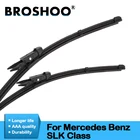 BROSHOO Auto щетка стеклоочистителя для лобового стекла автомобиля Rubber для Mercedes Benz SLK Class R170 R171 R172 Fit HookPinch Tab Arms 1996 до 2016