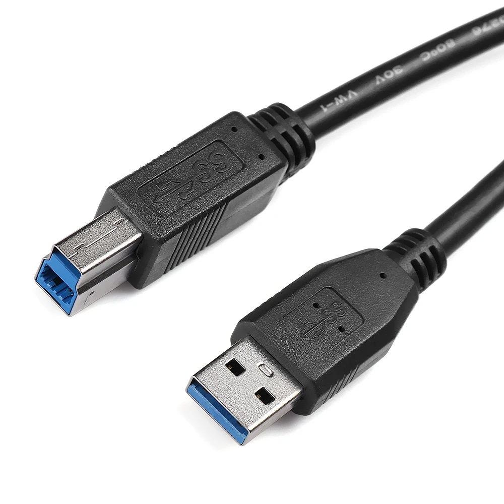 USB кабель Type A (Папа) B (папа) 3 0 для Canon Epson HP ZJiang принтер этикеток DAC принтер|Кабели