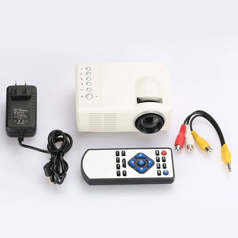 SD30 мини порт LED 1000 лм проектор Integre USB SD AV Домашний Кинотеатр Бизнес Школа Офис