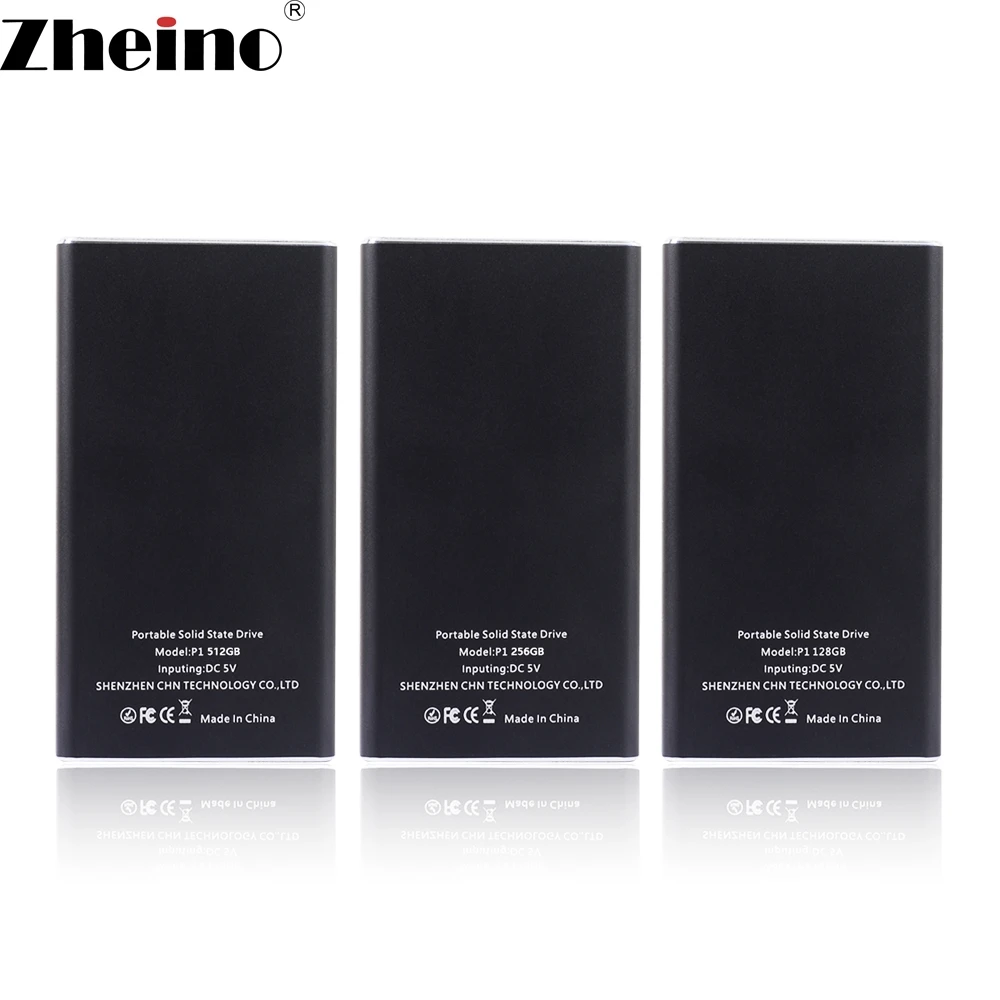 Zheino портативный SSD USB 3,0 128GB 256GB 512GB USB 3,1 type C внешний твердотельный жесткий диск с 2 кабелями