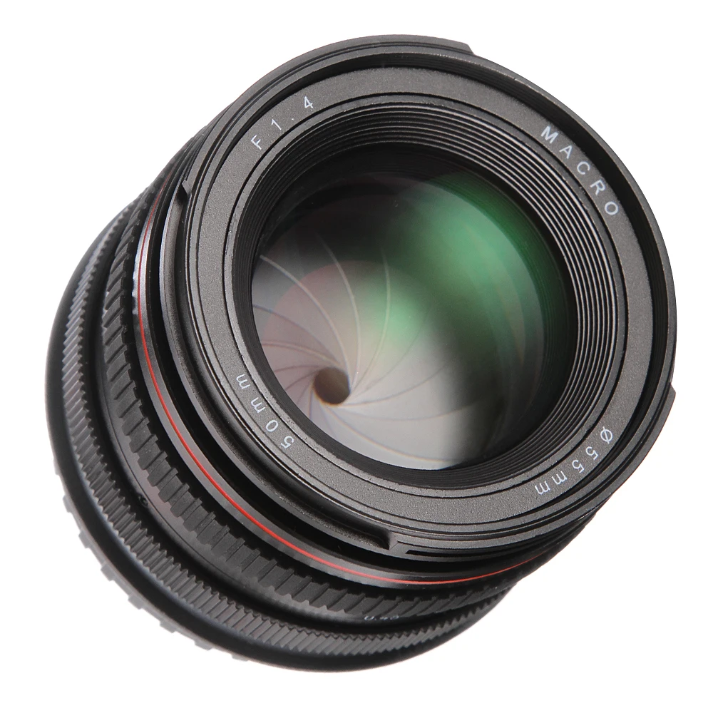 50 мм F1.4 стандартный объектив MF с большой диафрагмой для sony Nex E mount A6500 A7 A7R II A7S A6000 A5100