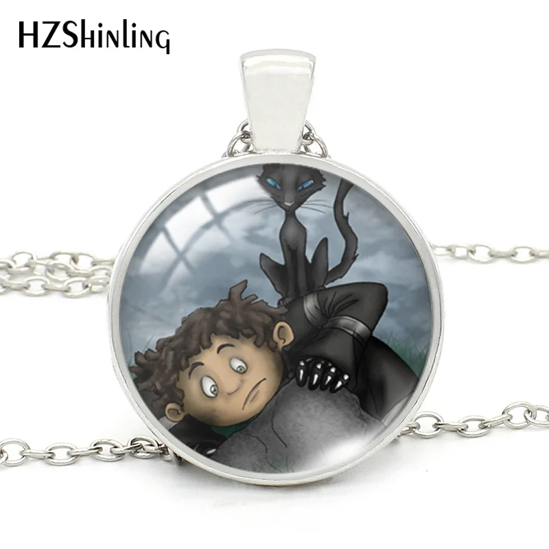 Coraline For Women Any Gift Fashion Silver Plated Glass Necklace Coraline Ghost MAMA Movie Pattern Glass Jewelry Gifts - Окраска металла: 2