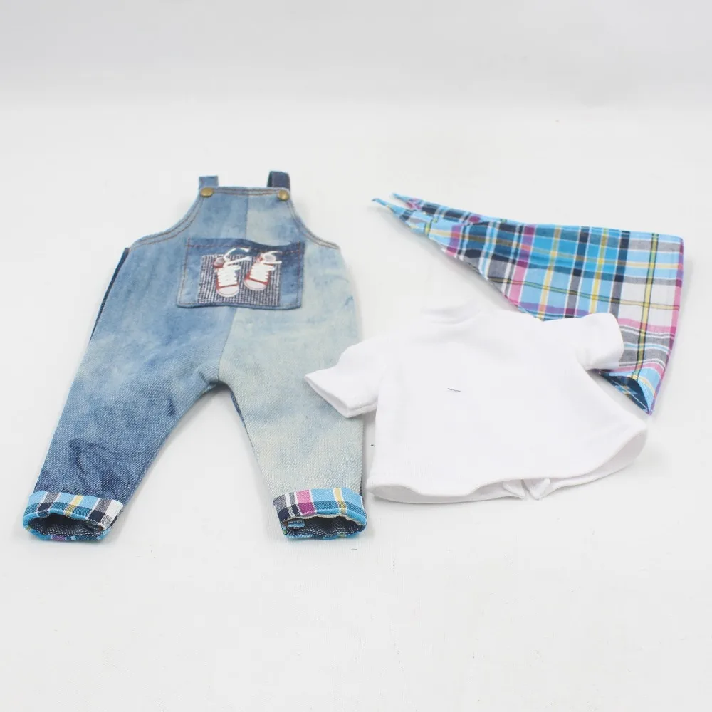Blyth мягкая игрушка ледяные толстые джинсы для девочек белая рубашка | Игрушки и