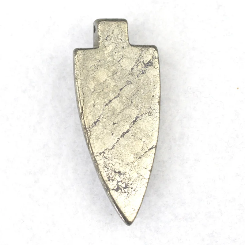 Бусины из натурального камня в форме стрелы 22 х52 мм|pyrite pendant|pendant natural stonenatural stone