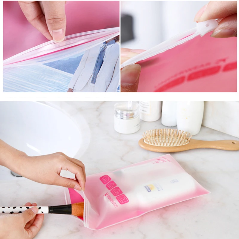 5 шт./компл. дорожная сумка для хранения органайзер багажа прозрачная белья сумки